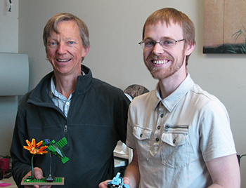 Photo of Frederic Theunissen (left) and Tyler Lee